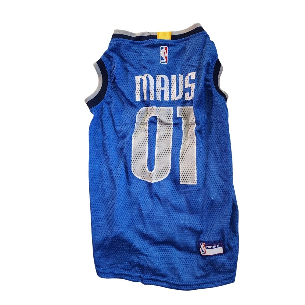 NBA Pets First Dallas Mavericks Dog Jersey Blue Number 10‎